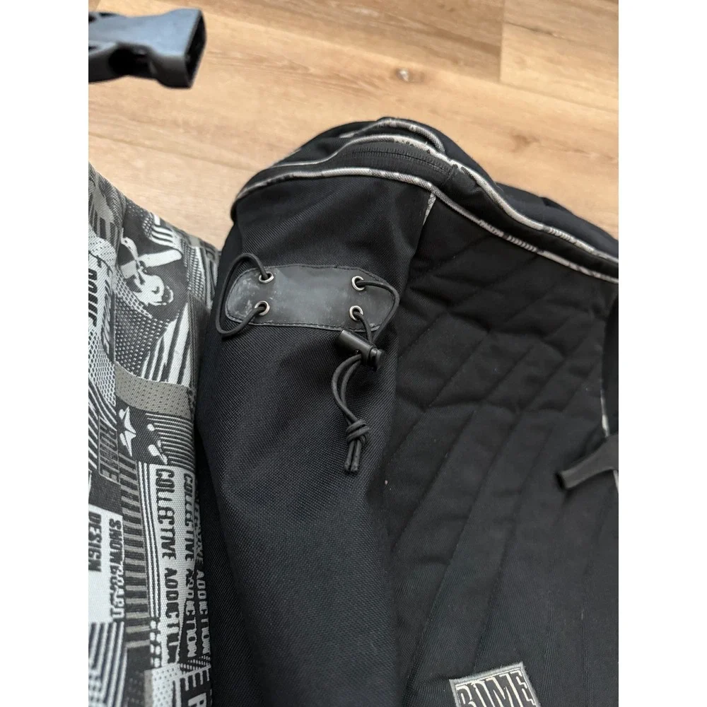 Rome SDS Snowboard Ski Backpack Travel Bag Black 22